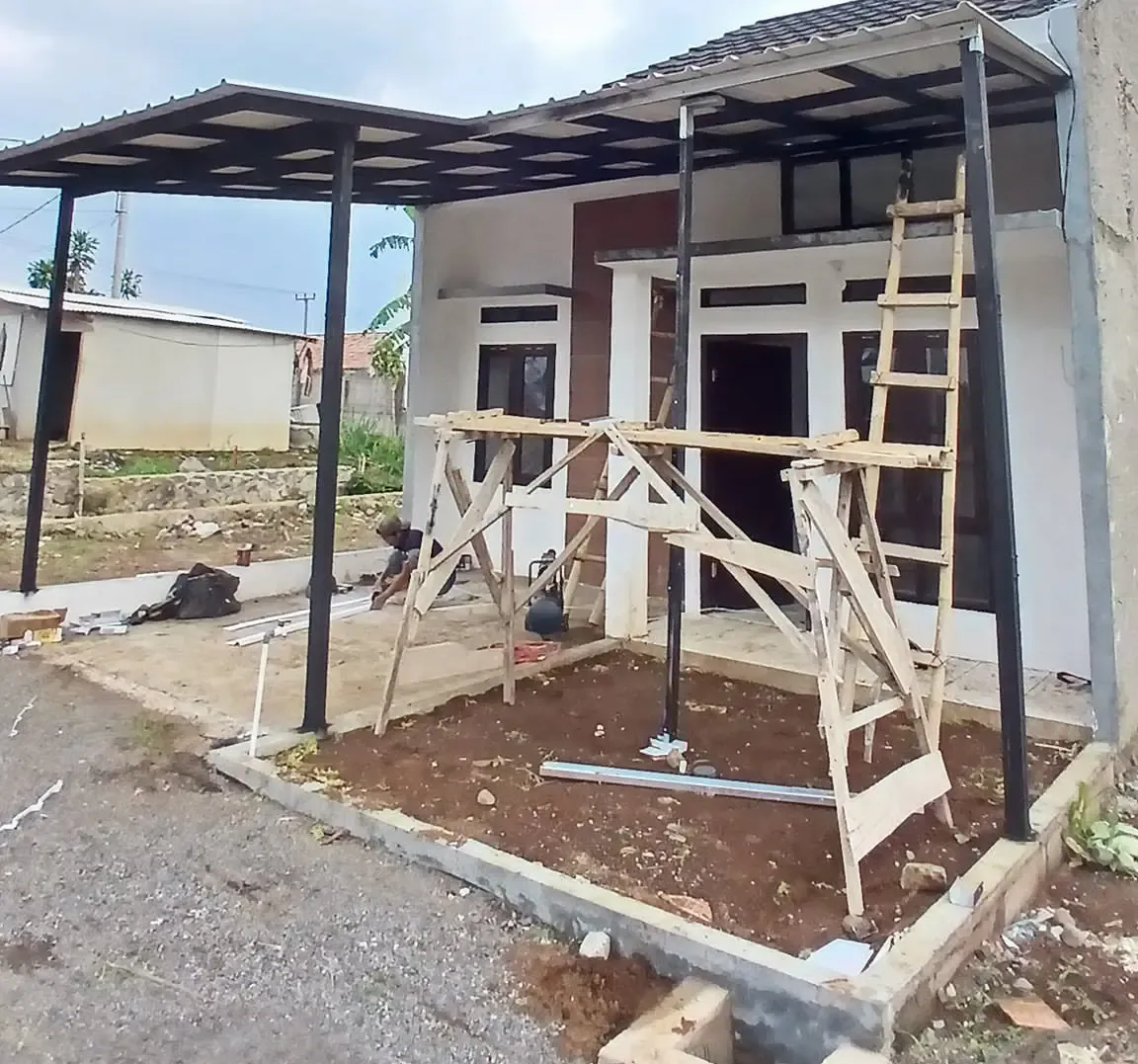 Kanopi Besi Minimalis